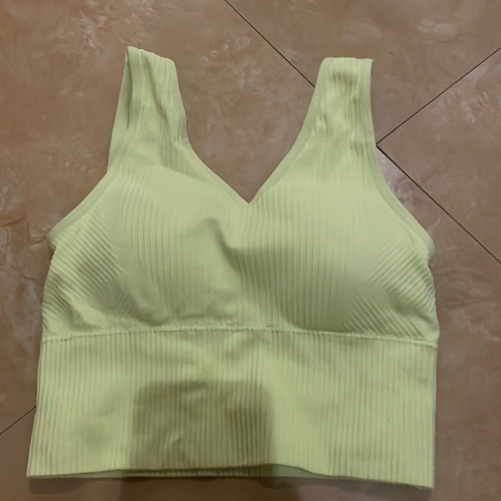 Neon yellow top
